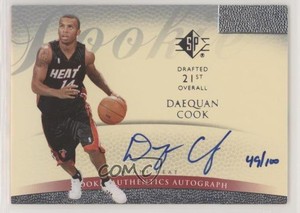 2007-08 SP Authentic Authentics Retail /100 Daequan Cook #130 Rookie Auto RC