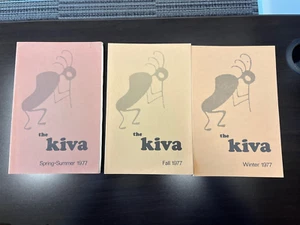 "The Kiva" Journals of Indian Culture & History - 3 Issues from 1977 - Picture 1 of 2