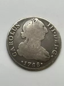 1788 España 4 Reales Carlos III Sevilla Como Nuevo Grandes Detalles - Imagen 1 de 2
