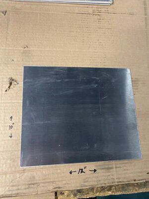 Лист алюминиевый толщиной 0,090 дюйма (13 калибр) 10 дюймов x 12 дюймов - 5052 H32 - новый - Изображение 1 из 2