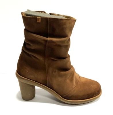El Naturalista Womens Trivia Zip Boot Brown Size EUR39 M US9 - Image 1 of 4