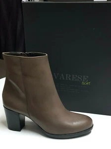 VARESE Soft Stivaletto con zip Pelle col. Camel Made in Italy T. 65 n° 37 - Foto 1 di 3