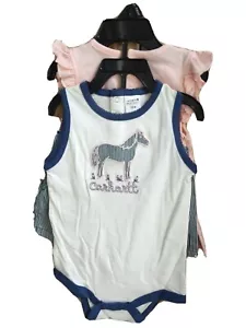 Bebé Niñas 3 Piezas Conjunto CARHARTT Talla 18 Meses Nuevo con Etiquetas Una Pieza/Camisa/Pantalones Cortos - Imagen 1 de 10
