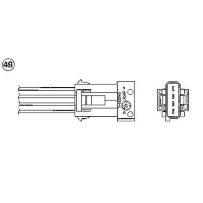 NGK Sonda Lambda Reguladora Compatible Para Opel Signum Vectra C Caravan 1896 - Imagen 1 de 2