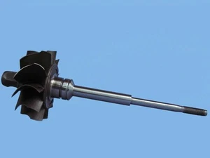 KKK K03 Turbo cargador Eje de la rueda de la turbina Indcer: 45.03mm Exdcer: 40.50mm - Imagen 1 de 2