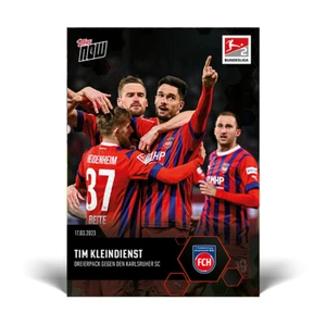 Topps Now Bundesliga 2022-23 - Card 159 - Tim Kleindienst - 1. FC Heidenheim - Bild 1 von 2