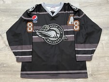 Quad-City Mallards Neal Blackout Game Worn Jersey ECHL