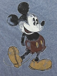 Disney Parks Authentic Original Men Contrast Trim Shirt Size Medium Short Sleeve - Picture 1 of 14