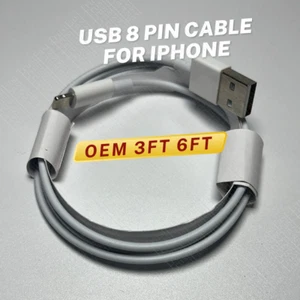 For Apple iPhone SE 6 7 8 XS XR 11 12 13 14 Pro Max USB Fast Charger Cable Cord - Picture 1 of 18