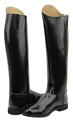 Hombres Hombre DECENTE Vestido Doma Inglés Ecuestre Montar a Caballo Pull On Botas  Foto 1 de 2