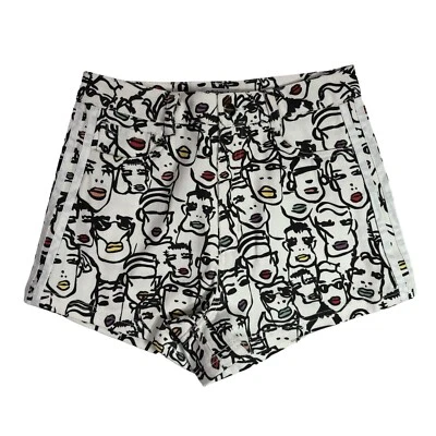 Adidas x Fiorucci Highlight Abstrast Jean Shorts Size XS - Image 1 of 4