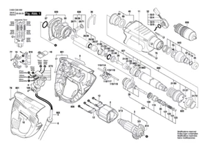 Bosch Ersatzteile für PBH 3000 FRE Bohrhammer - Bild 1 von 158
