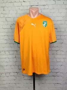 Football shirt soccer Côte D'Ivoire Ivory Coast FIF Home 2010/2011 Puma jersey - Picture 1 of 12