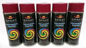 Lackspray RAL 3005 Sprühfarbe Sprühlack Spraydose Lack Farbe 400 ml - 5 Stück - Bild 1 von 1