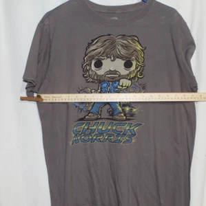 Brown chuck Norris short sleeve t shirt large - Picture 1 of 3