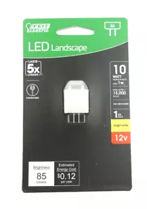 Feit 10-Watt Equivalent Capsule T5 G4 Bi-Pin Base 12-Volt Landscape LED Bulb - Picture 1 of 2