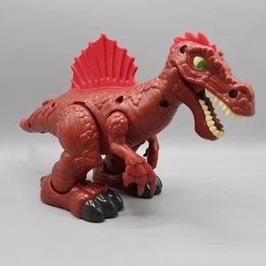 Imaginext Dinosaurio Rojo Spinosuarus Caminando Rugiendo Choming Dino 6" Funciona - Imagen 1 de 7