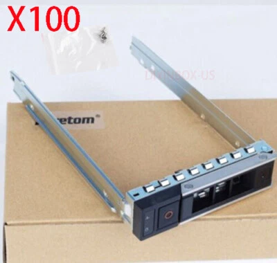 100 Pcs X7K8W gen 14 for R740 R740xd R440 R540 R940 R640 3.5" HDD TRAY CADDY  - Image 1 of 4