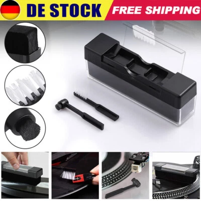 Vinyl Bürste Plattenreiniger Set Schallplatten Reinigungsbürste Anti-Statische  - Bild 1 von 4
