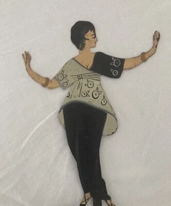 Fashion Icon Paul Poiret's Sorbet Dress Balance Toy Shop Display Authentic c1912 - Picture 1 of 14