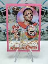 2022 Panini Illusions - King of Cards Pink #KC-15 Jerry Rice 142/399 49ers