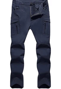 Herren Thermo Tactical Hose Cargo Combat Arbeitshose Thermo Fleece gefüttert Gr. 40 - Bild 1 von 6