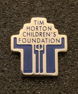 Tim Horton Children’s Foundation Silver Tone Charity Lapel Pin - SP10 - Picture 1 of 3