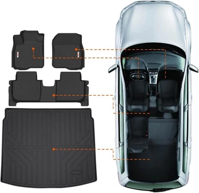 Alfombrillas y maletero Tesson para Honda CRV 2023-2025 2026, protección contra todo tipo de clima Foto 1 de 4