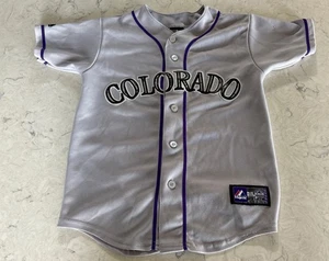 Majestic Colorado Rockies Armed Forces Day Trikot Jugend Jungen Medium genäht - Bild 1 von 5