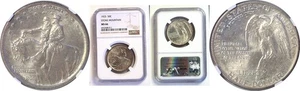 1925 50C Stone Mountain Commemorative Half Dollar - NGC MS-66 - Picture 1 of 3