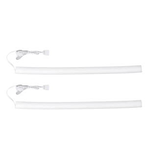 2x ARGB Liquid Cooling Tube Sleeve 5V 3pin Soft Silicone 35x Light Beads 360 NEW - Afbeelding 1 van 12