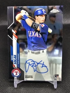 2020 Topps Chrome - Rookie Autographs Nick Solak #RA-NS (AU, RC) - Bild 1 von 2