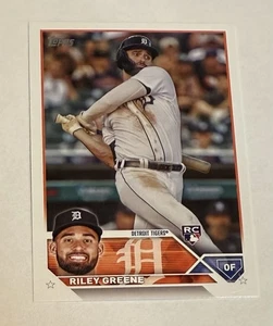 2023 Topps Series 1 # 31 Riley Greene ( RC ) Detroit Tigers - Outfield - Bild 1 von 8