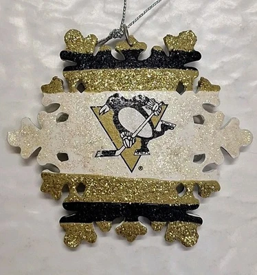 NHL Pittsburgh Penguins 3" metal copo de nieve adorno Foto 1 de 4