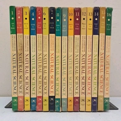 Vintage 1962 Complete 1-16-The Golden Book Encyclopedia of Natural Science - Image 1 of 4