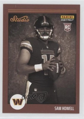 2022 Panini Instant NFL Studio Rookies /911 Sam Howell #S41 RC - Image 1 of 2