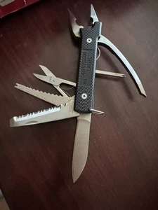 Vintage Premium Coast Port Sport Mechaniker Multitool Messer Zange Made in USA 6" - Bild 1 von 8