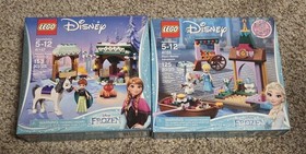 NIB LEGO Disney FROZEN Lot 41147 Anna's Snow & 41155 Elsa's Market Adventure NEW