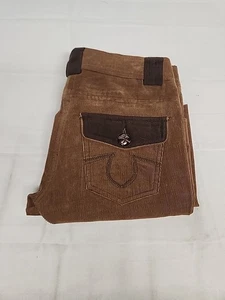 Goode Rider Corduroy Breeches Womens 6 Inseam 21" Brown Equestrian Themed Nice - Picture 1 of 11