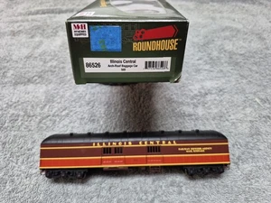 Athearn Roundhouse HO Scale 86526 Illinois Central Arch Roof Baggage Car #569 - Picture 1 of 6