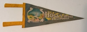 1940’s Hollywood, California Hollywood BLVD. Pennant 12” X 5” - Picture 1 of 6