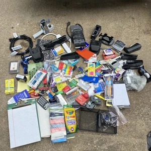 Lot of Office Desk Supplies Staplers Punches Markers and More - Picture 1 of 20