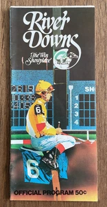 Vintage 1979 - June 16th - River Downs Official Program - Picture 1 of 4