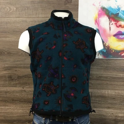 Винтажный флисовый жилет REI с черепаховым узором на молнии для улицы мужской средний размер - Изображение 1 из 4