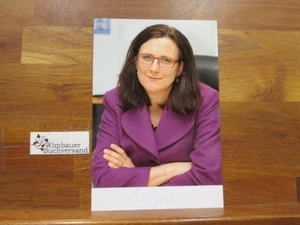 Original Autogramm Cecilia Malmström EU Kommissarin /// Autogramm Autograph sign - Bild 1 von 3