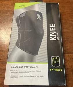 Closed Patella Knee Sleeve Right Or Left Thermal Compression P-tex Medium M  - Picture 1 of 7