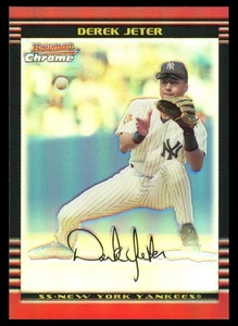 2002 Bowman Chrome Refractor #2 Derek Jeter /500 - Picture 1 of 2