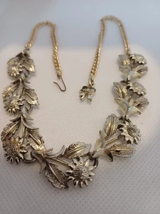 Vintage Gold Tone Coro Type Necklace Good Condition - Picture 1 of 6