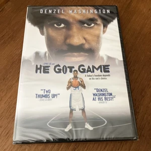 He Got Game (DVD, 1998) Denzel Washington Sealed NEW Basketball Movie - Imagen 1 de 3