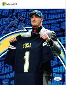 Joey Bosa autographed signed San Diego Chargers 2016 NFL Draft rookie photo JSA - Picture 1 of 1